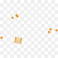 橙色卡通儿童算盘国庆-空若网 橙色卡通儿童算盘国庆-空若网