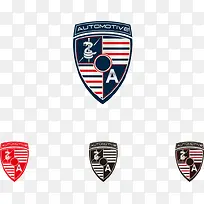 矢量盾牌车辆商标素材-空若网 矢量盾牌车辆商标素材-空若网