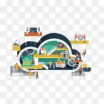 创意云朵形状工厂-空若网 创意云朵形状工厂-空若网