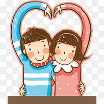 爱心情侣人物-空若网 爱心情侣人物-空若网