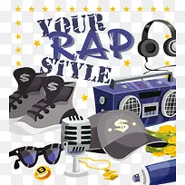 音乐节卡通设计素材-空若网 音乐节卡通设计素材-空若网