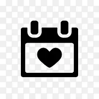爱情日历图标-空若网 爱情日历图标-空若网