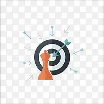 扁平化箭靶-空若网 扁平化箭靶-空若网