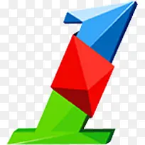 粉红绿数字1-空若网 粉红绿数字1-空若网