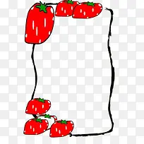 草莓边框-空若网 草莓边框-空若网