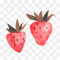 手绘草莓PNG下载-空若网 手绘草莓PNG下载-空若网