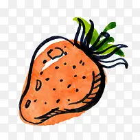 手绘草莓PNG下载-空若网 手绘草莓PNG下载-空若网