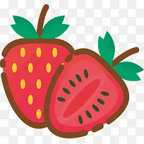卡通草莓PNG下载-空若网 卡通草莓PNG下载-空若网