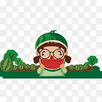 爱吃西瓜的小女孩-空若网 爱吃西瓜的小女孩-空若网