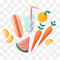 卡通水果食物-空若网 卡通水果食物-空若网