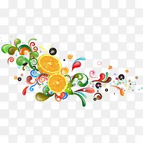 小清新水果装饰图-空若网 小清新水果装饰图-空若网