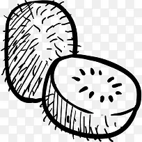 猕猴桃图标-空若网 猕猴桃图标-空若网