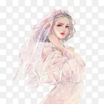 手绘女孩-空若网 手绘女孩-空若网