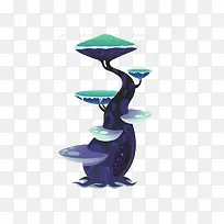 创意卡通树-空若网 创意卡通树-空若网