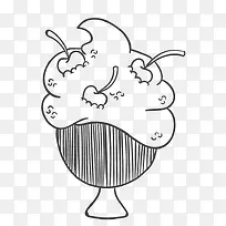 卡通手绘冰淇淋-空若网 卡通手绘冰淇淋-空若网