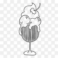 手绘冰淇淋-空若网 手绘冰淇淋-空若网