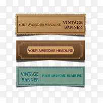 矢量复古标签-空若网 矢量复古标签-空若网