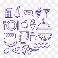 矢量手绘食物-空若网 矢量手绘食物-空若网