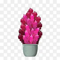 文艺卡通小清新插画盆栽-空若网 文艺卡通小清新插画盆栽-空若网