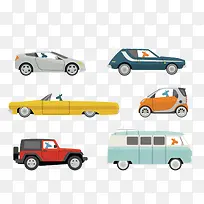 扁平化汽车组合-空若网 扁平化汽车组合-空若网