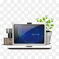 卡通笔记本电脑素材-空若网 卡通笔记本电脑素材-空若网