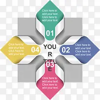 精致卷曲多边形说明图表-空若网 精致卷曲多边形说明图表-空若网