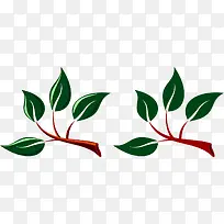 绿色小树枝-空若网 绿色小树枝-空若网