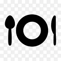 餐具标志图标-空若网 餐具标志图标-空若网