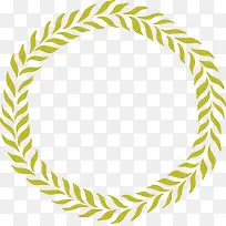 绿色简约草圈-空若网 绿色简约草圈-空若网