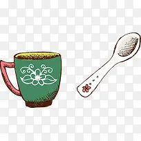 茶杯png矢量素材-空若网 茶杯png矢量素材-空若网