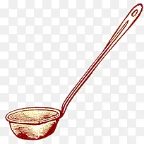 手绘铁勺子-空若网 手绘铁勺子-空若网