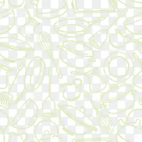 手绘厨房餐具-空若网 手绘厨房餐具-空若网