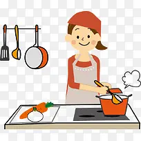 做饭的女孩-空若网 做饭的女孩-空若网