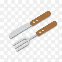 手绘刀叉-空若网 手绘刀叉-空若网