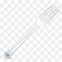 矢量质感餐具叉子-空若网 矢量质感餐具叉子-空若网