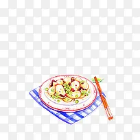 美食插画-空若网 美食插画-空若网