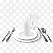 西餐餐具及摆设-空若网 西餐餐具及摆设-空若网
