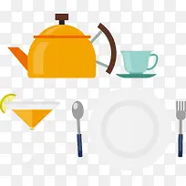 矢量餐馆餐具-空若网 矢量餐馆餐具-空若网