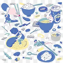 创意插画-空若网 创意插画-空若网