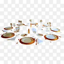 酒店餐桌餐具-空若网 酒店餐桌餐具-空若网