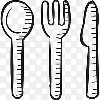 厨房餐具图标-空若网 厨房餐具图标-空若网