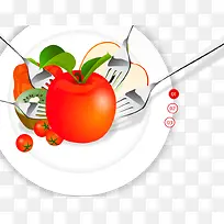 卡通水果盘子-空若网 卡通水果盘子-空若网