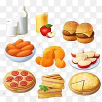 手绘西餐-空若网 手绘西餐-空若网