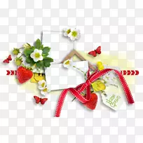 花卉画框-金银花-空若网 花卉画框-金银花-空若网