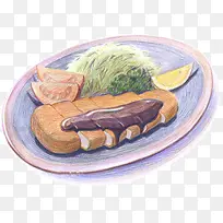 手绘美食-空若网 手绘美食-空若网