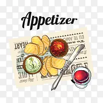 手绘美食-空若网 手绘美食-空若网