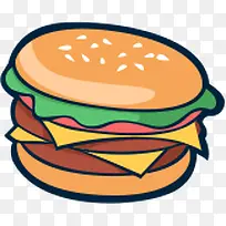 西餐汉堡包美食食物-空若网 西餐汉堡包美食食物-空若网
