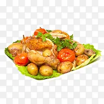 西餐烧鸡食物美味素材-空若网 西餐烧鸡食物美味素材-空若网