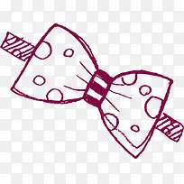 卡通手绘蝴蝶结-空若网 卡通手绘蝴蝶结-空若网