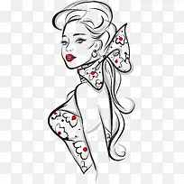 �ֻ�ʱ����Ů������ʸ��ͼ-������